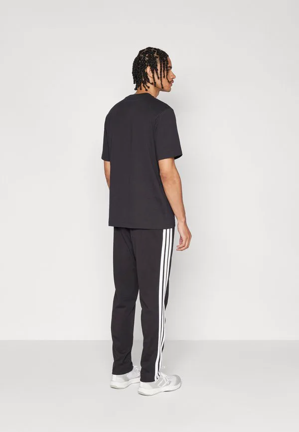 Основные спортивные штаны с тремя полосками Adidas Sportswear, Black/White — фото 3