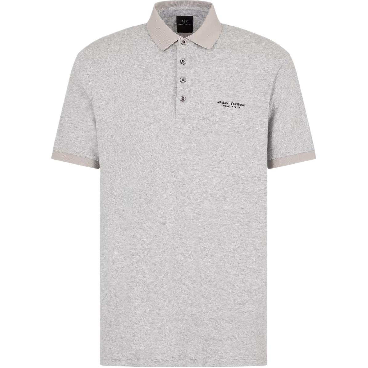 

Футболка-поло мужская ARMANI EXCHANGE, серый