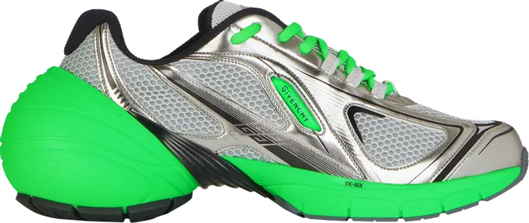 

Кроссовки Givenchy TK-MX Runner 'Silvery Green', серебряный, Серый, Кроссовки Givenchy TK-MX Runner 'Silvery Green', серебряный