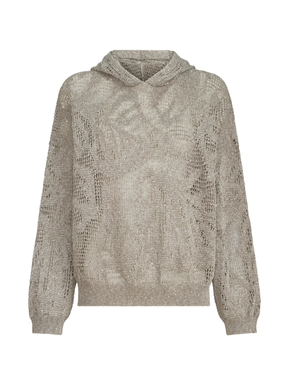 

Толстовка с длинными рукавами Brunello Cucinelli, бежевый