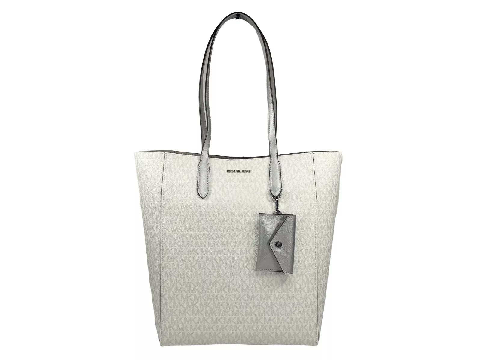 

Сумка-кошелек Vincent с футляром для карт, большая, серебристая Michael Kors