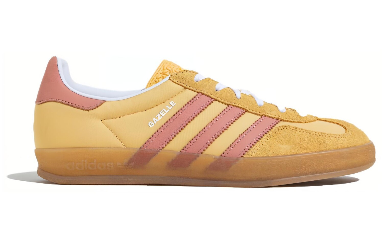 Женские кроссовки для скейтбординга adidas originals GAZELLE Series, Luminous Green/Crimson Tint/Volt/Black — фото 2