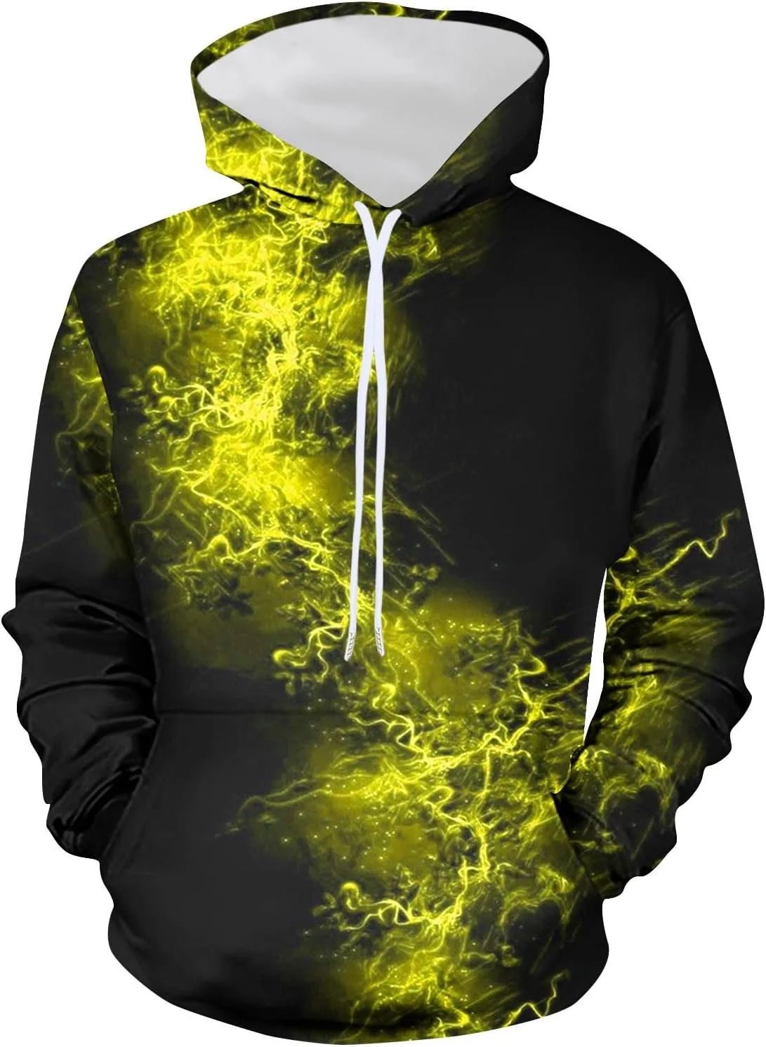 

Толстовка с капюшоном Muscularfit Big and Tall с 3D принтом