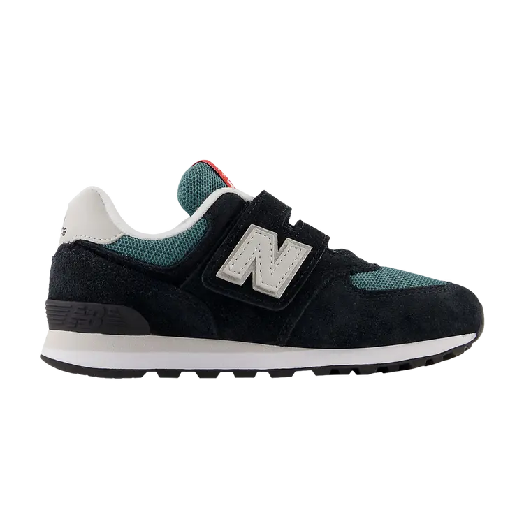 

Кроссовки New Balance 574 Hook & Loop Little Kid Wide, черный