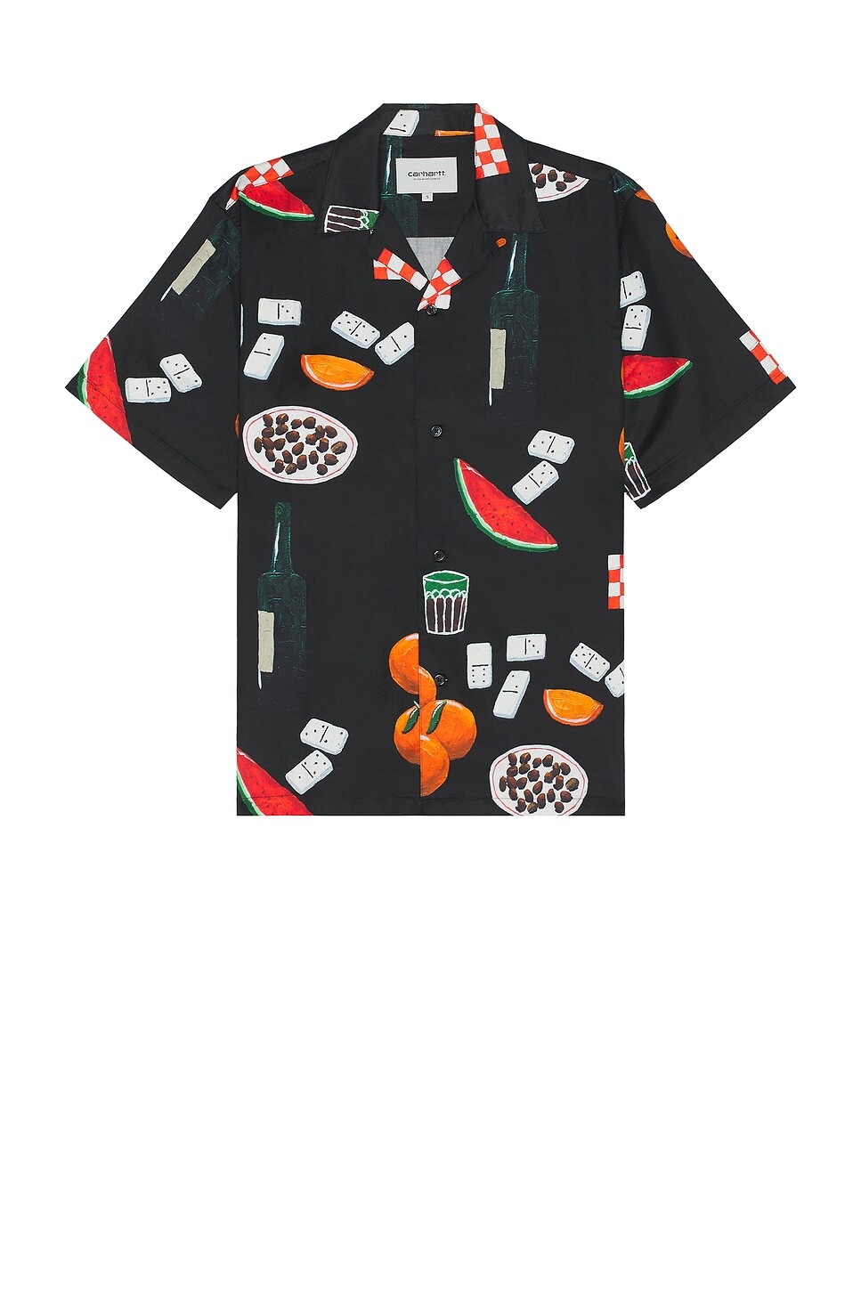 

Вечерняя рубашка Isis Maria с короткими рукавами Carhartt Wip, цвет Isis Maria Dinner Print & Black