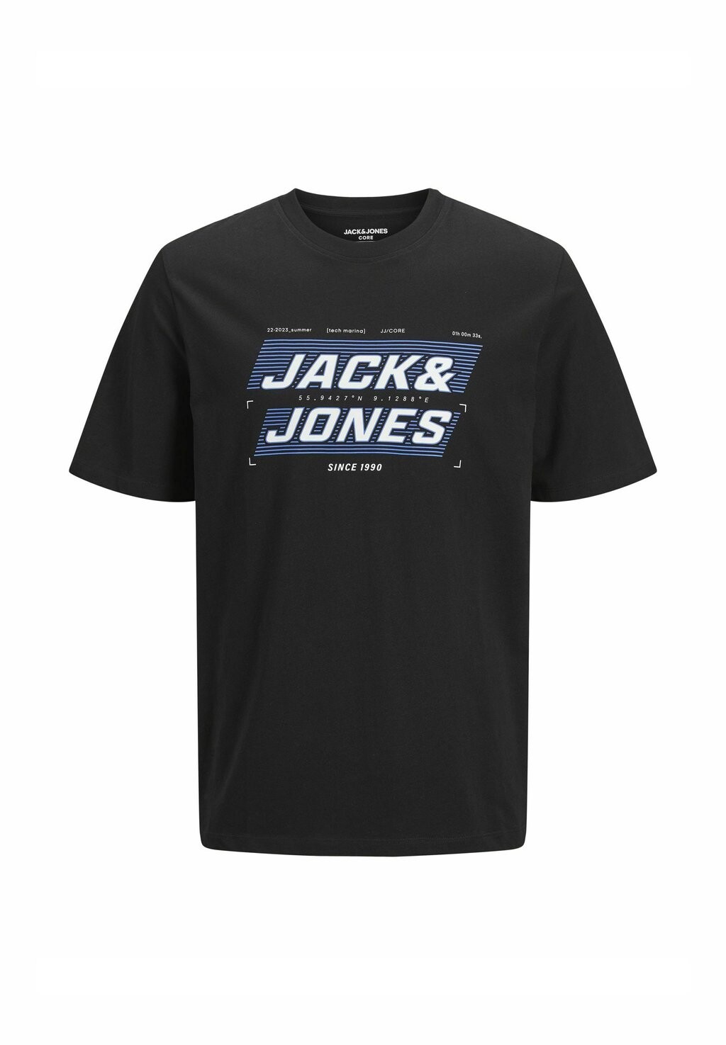 

Футболка с принтом GEDRUCKT RUNDHALS Jack & Jones, черный