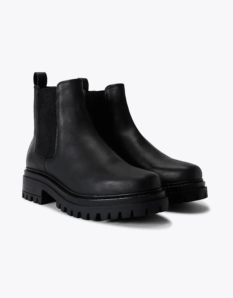 Низкие ботильоны KG Kurt Geiger Teddy из черной кожи — фото 2