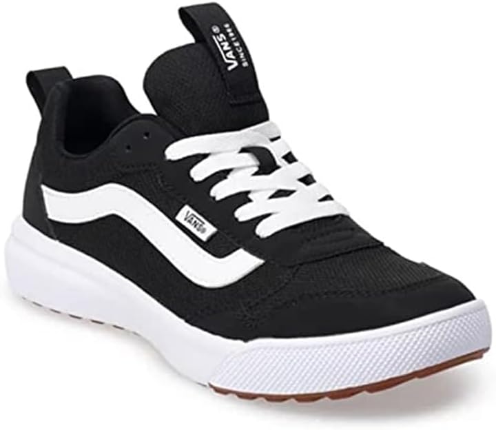 

Vans Women's Range EXP Shoe | Спортивные модные кроссовки для ходьбы, походов и повседневной носки, Mesh Black/White, 8.5