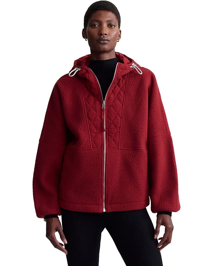 

Толстовка Varley Richfield Quilt Fleece Combo, цвет Red Dahlia