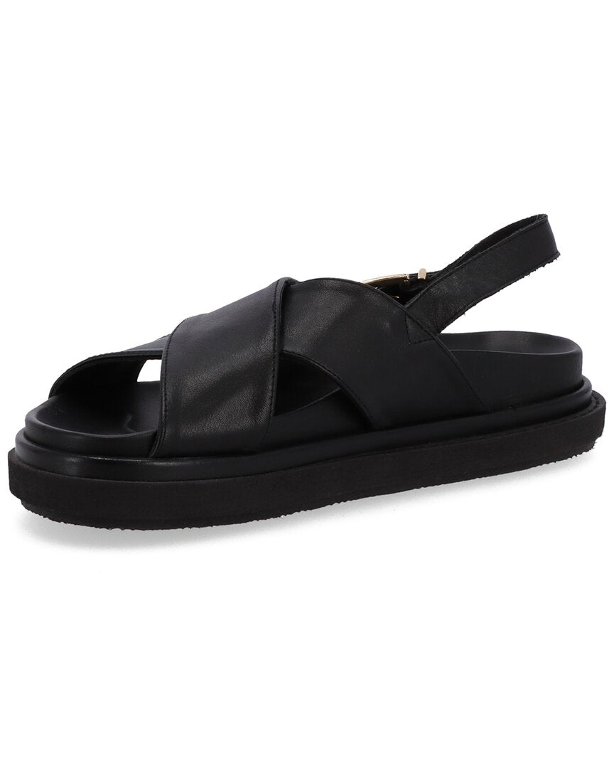 ALOHAS Marshmallow Leather Sandal, черный — фото 2