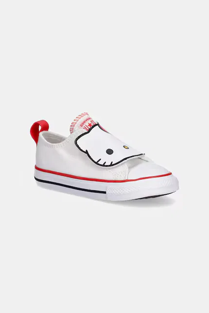Кеды детские низкие Chuck Taylor All Star 2V Hello Kitty Converse, белый