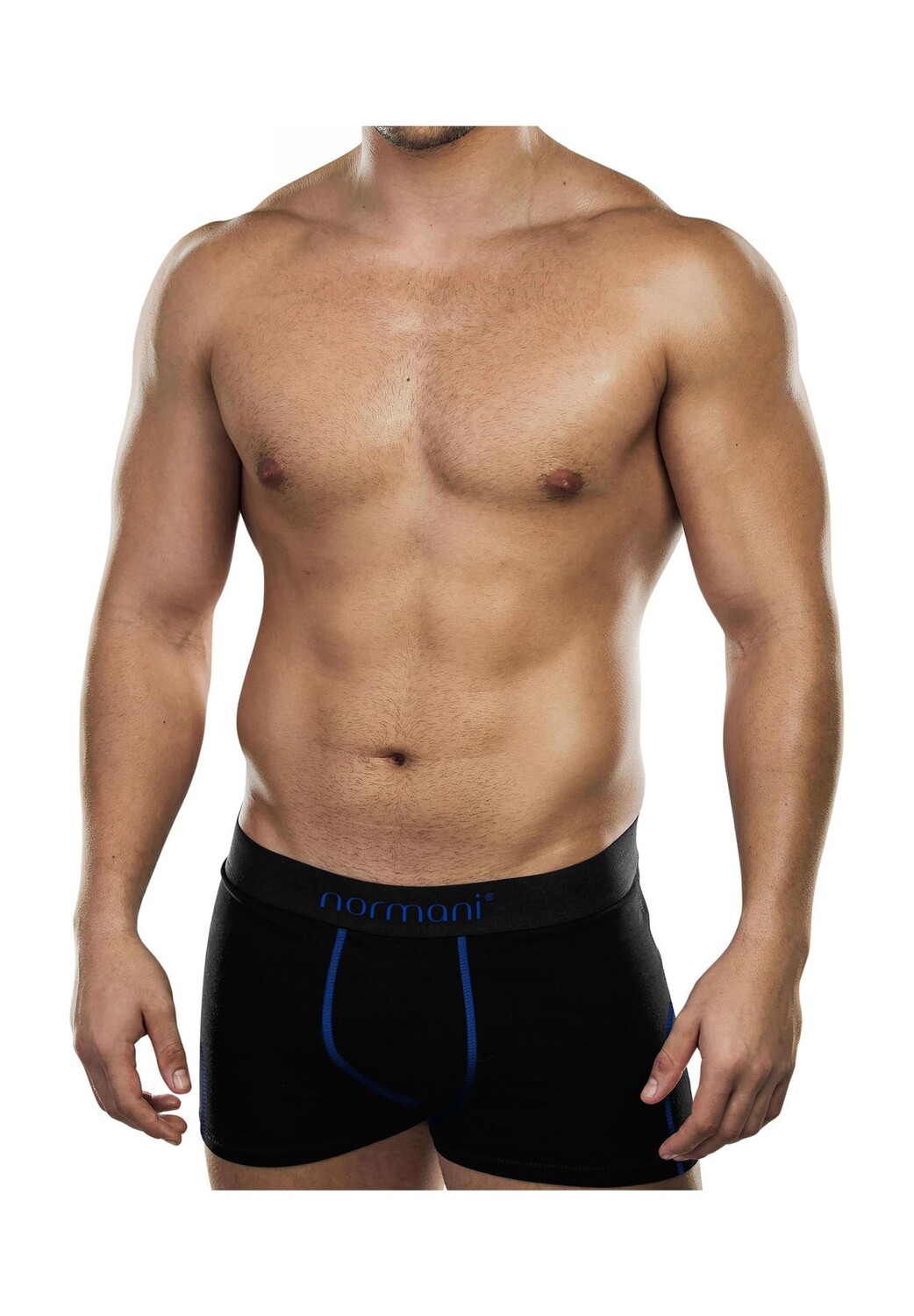 

6 шорт-боксеров из мягкого хлопка normani, темно-синий