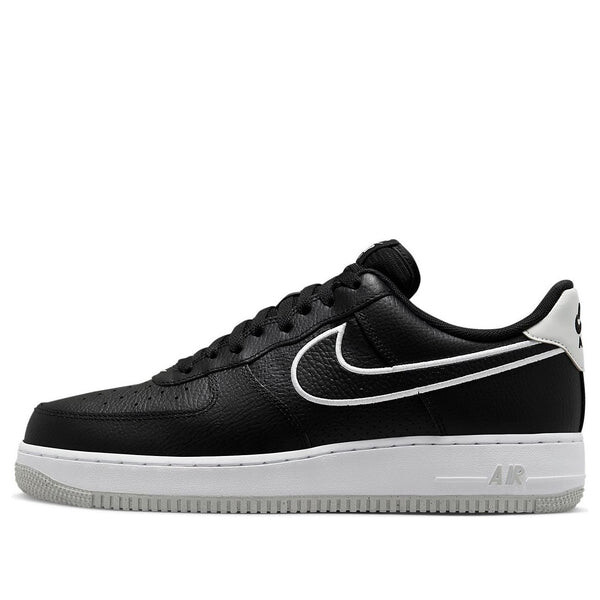 

Кроссовки air force 1 '07 'embroidered swoosh - black' Nike, черный