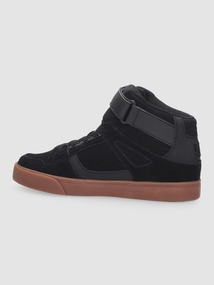 Кеды DC Pure High-Top EV Kids Skateschuhe, black/gum — фото 2