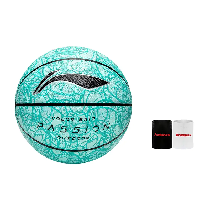 

LINING Баскетбольный мяч PU Green размер 7 тренировочный unisex China