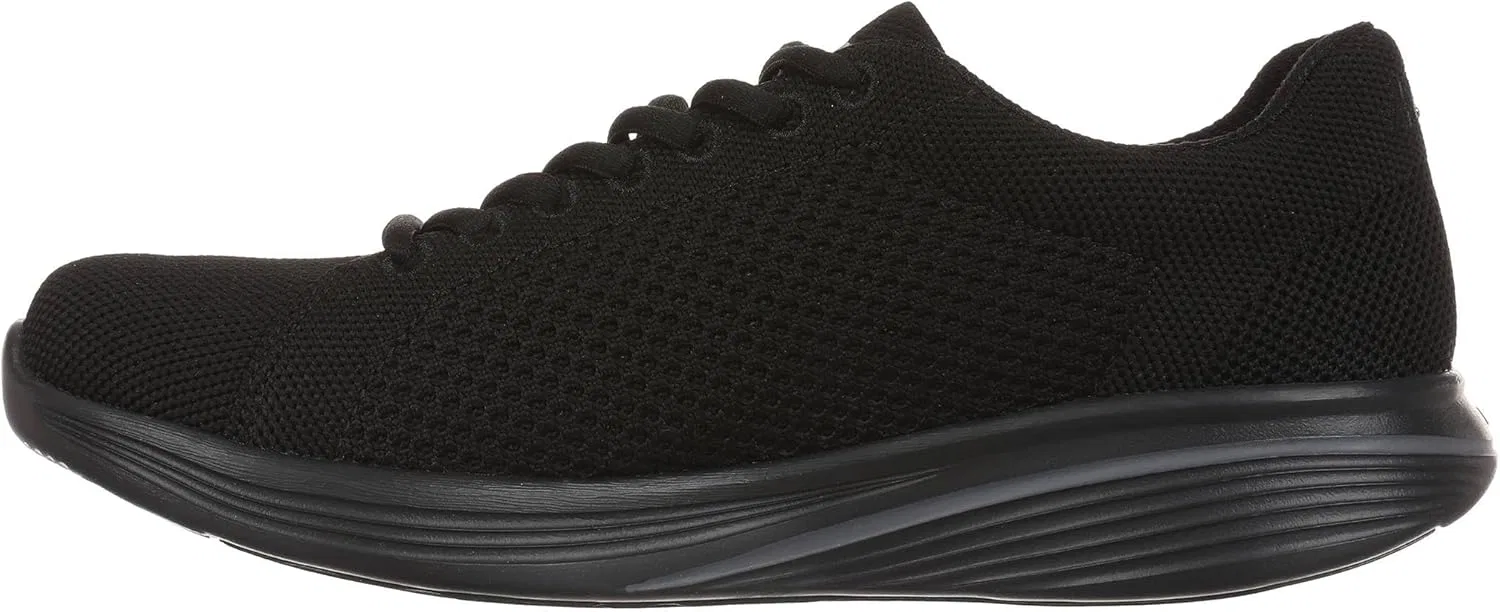 Мужские кроссовки MBT SORA LACE UP в современном стиле. Анатомическая и удобная обувь для ходьбы. Физиологическая конструкция для комфорта и устойчивости. Кроссовки с изогнутой подошвой и шнуровкой, Black — фото 2
