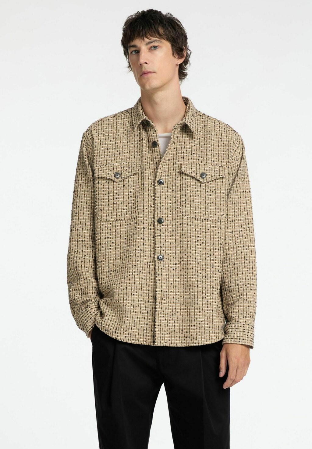 

Летняя куртка BOXY FIT Selected Homme, песочный
