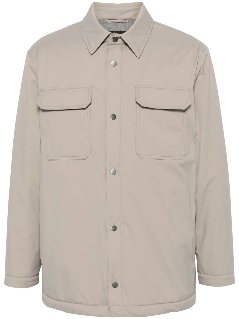 

Стеганый пуховик Kiton, нейтральный