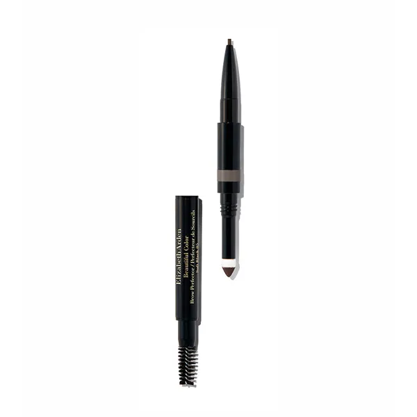 

Карандаш для бровей, тени и кисть Beautiful Color Brow Perfector 3 In 1 Elizabeth Arden, цвет soft black