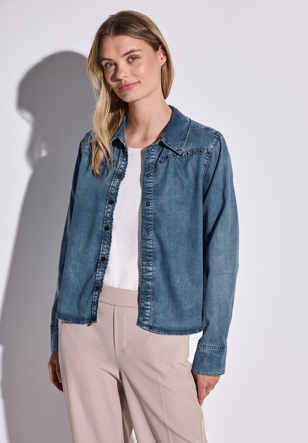 

Джинсовая куртка MIT NIETEN Street One, цвет Blau