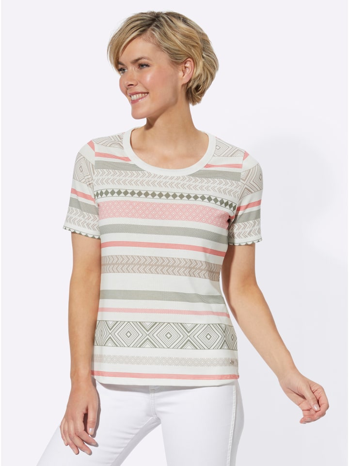 

Рубашка с короткими рукавами в цвете экрю-хаки WITT WEIDEN