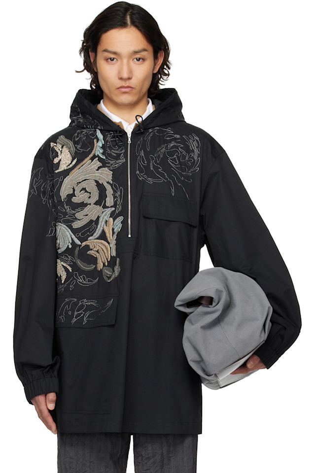 

Жакет с пайетками Dries Van Noten, черный