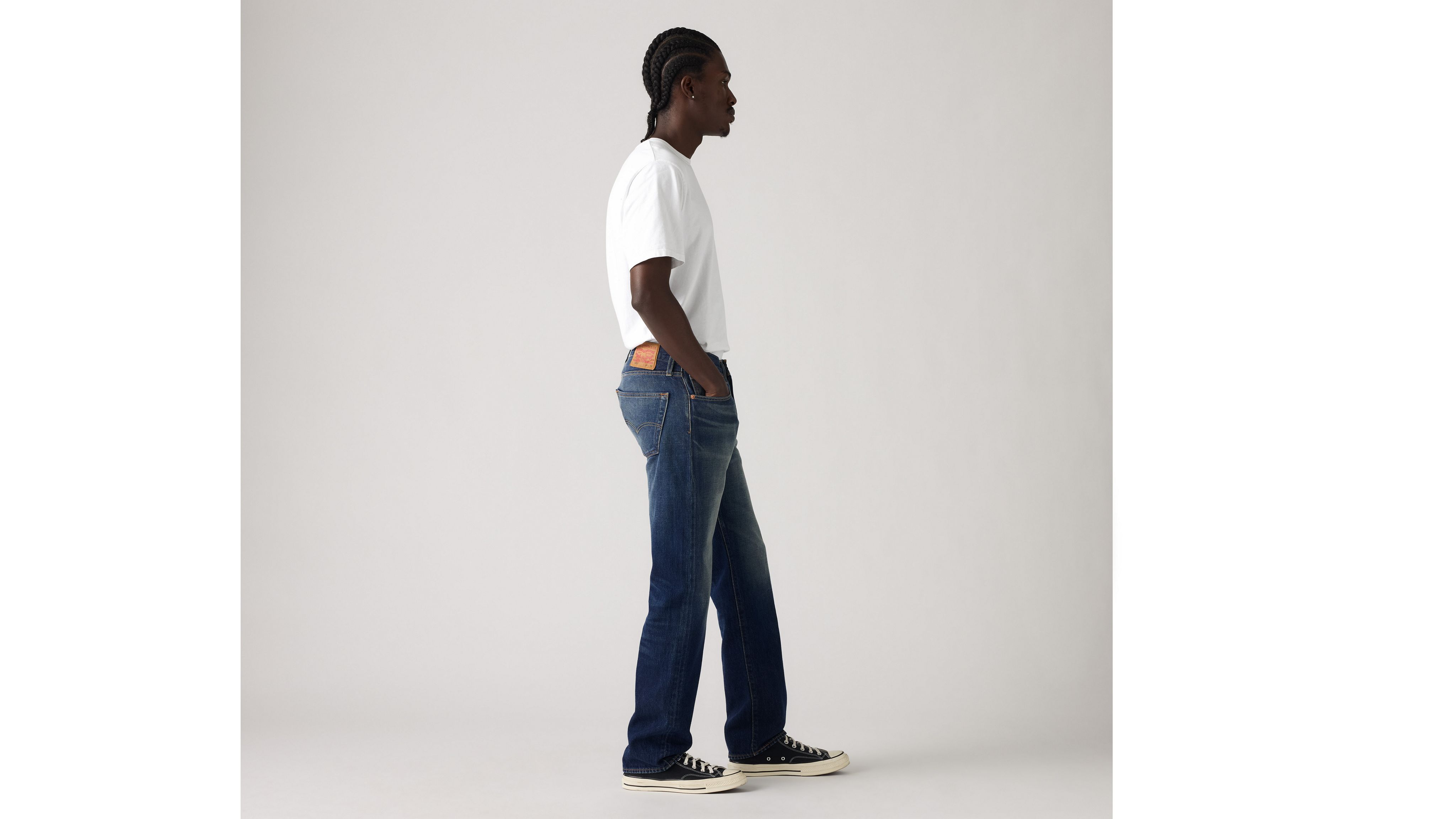 Мужские джинсы 501 Original Fit Levi's, Rockwell Morning - Dark Wash — фото 3