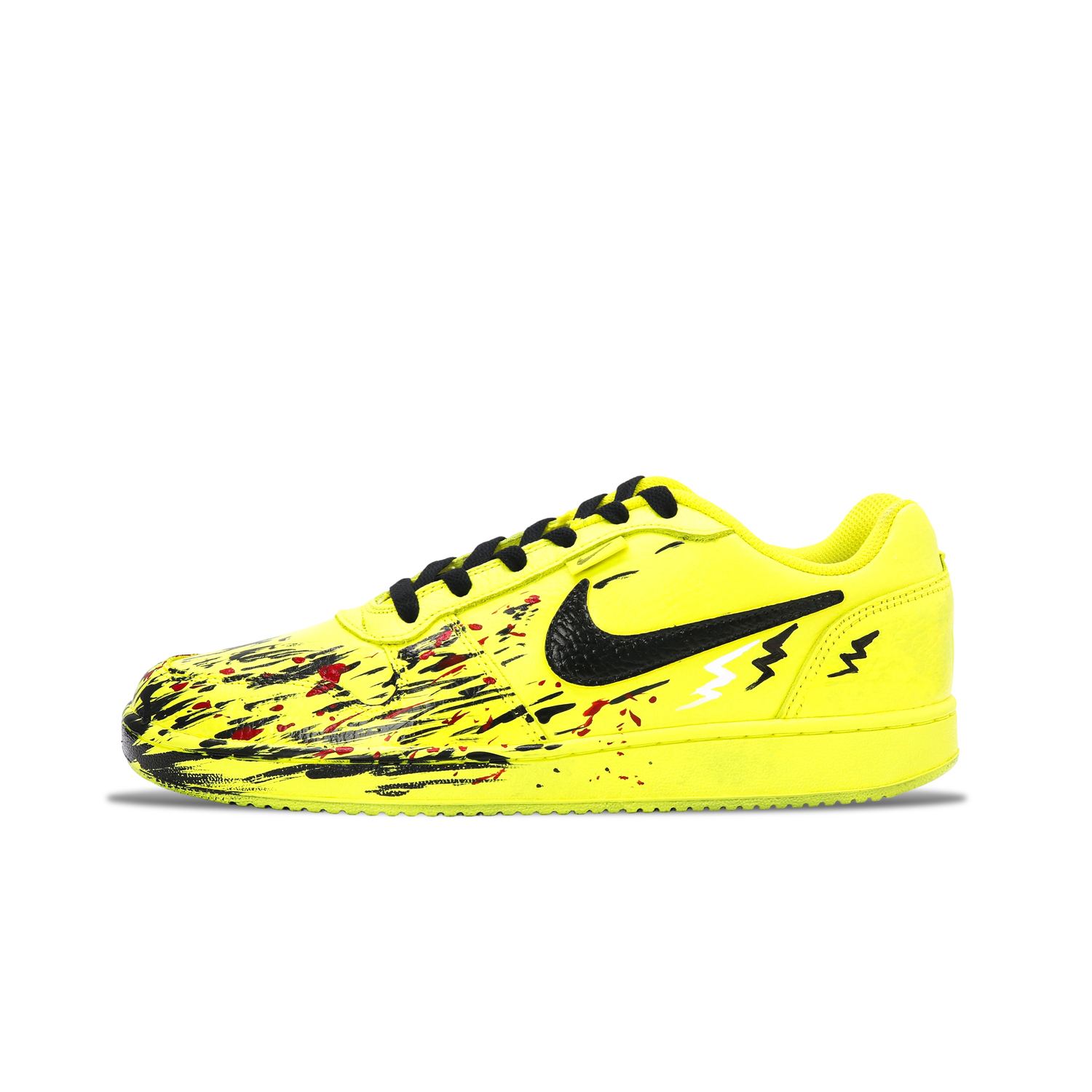 

Nike EBERNON 100,000 Volt Abrasion Resistant Low top Skateboard Shoes Men's Yellow