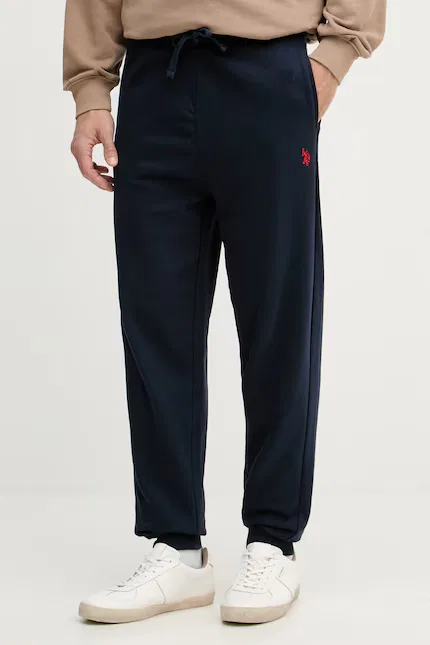 Спортивные штаны эластичные DHM LB U.S. Polo Assn., темно-синий