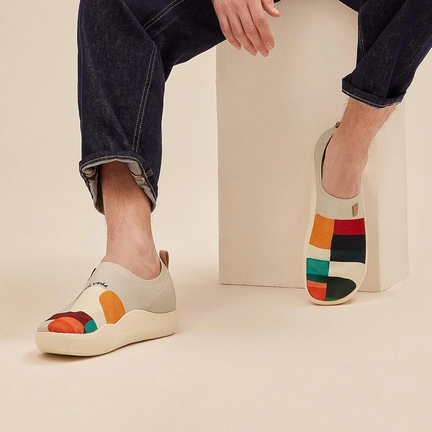 Мужские повседневные туфли UIN, модель Slip On Loafers, Toledo Ⅹ - Hold That Color 4 — фото 3