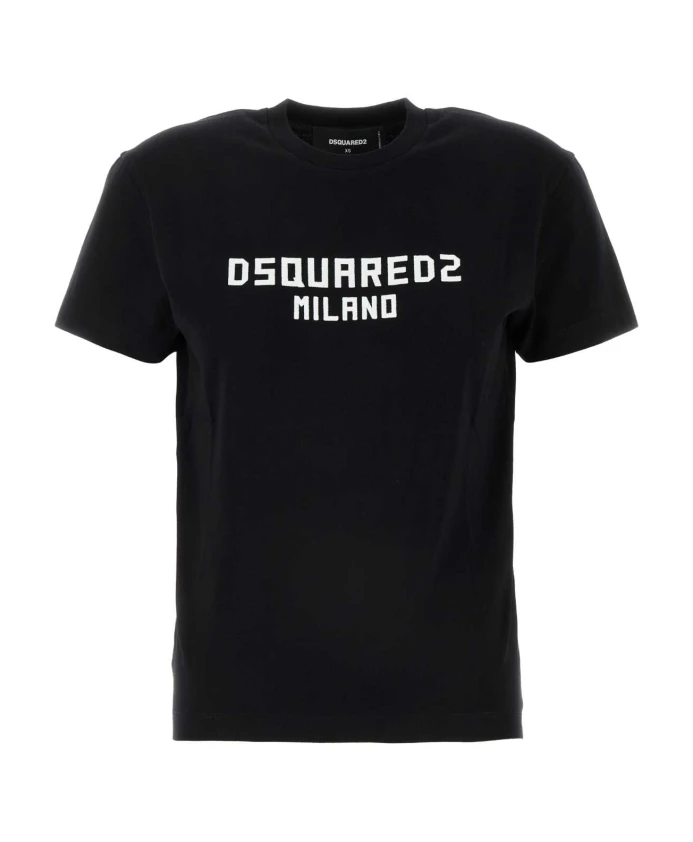 

Хлопковая футболка Dsquared2, черный