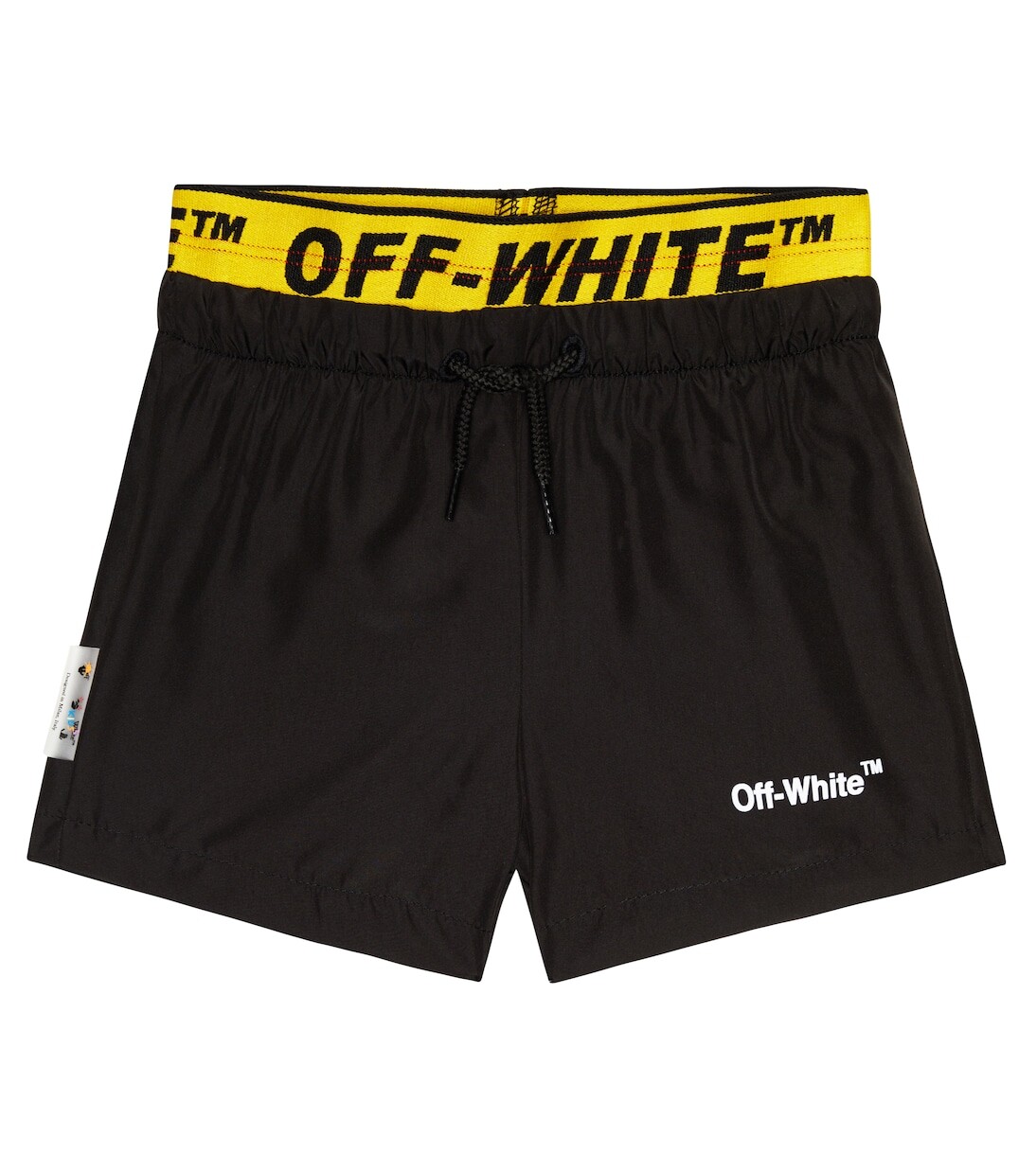 

Детские плавки с логотипом Off-White Kids, черный