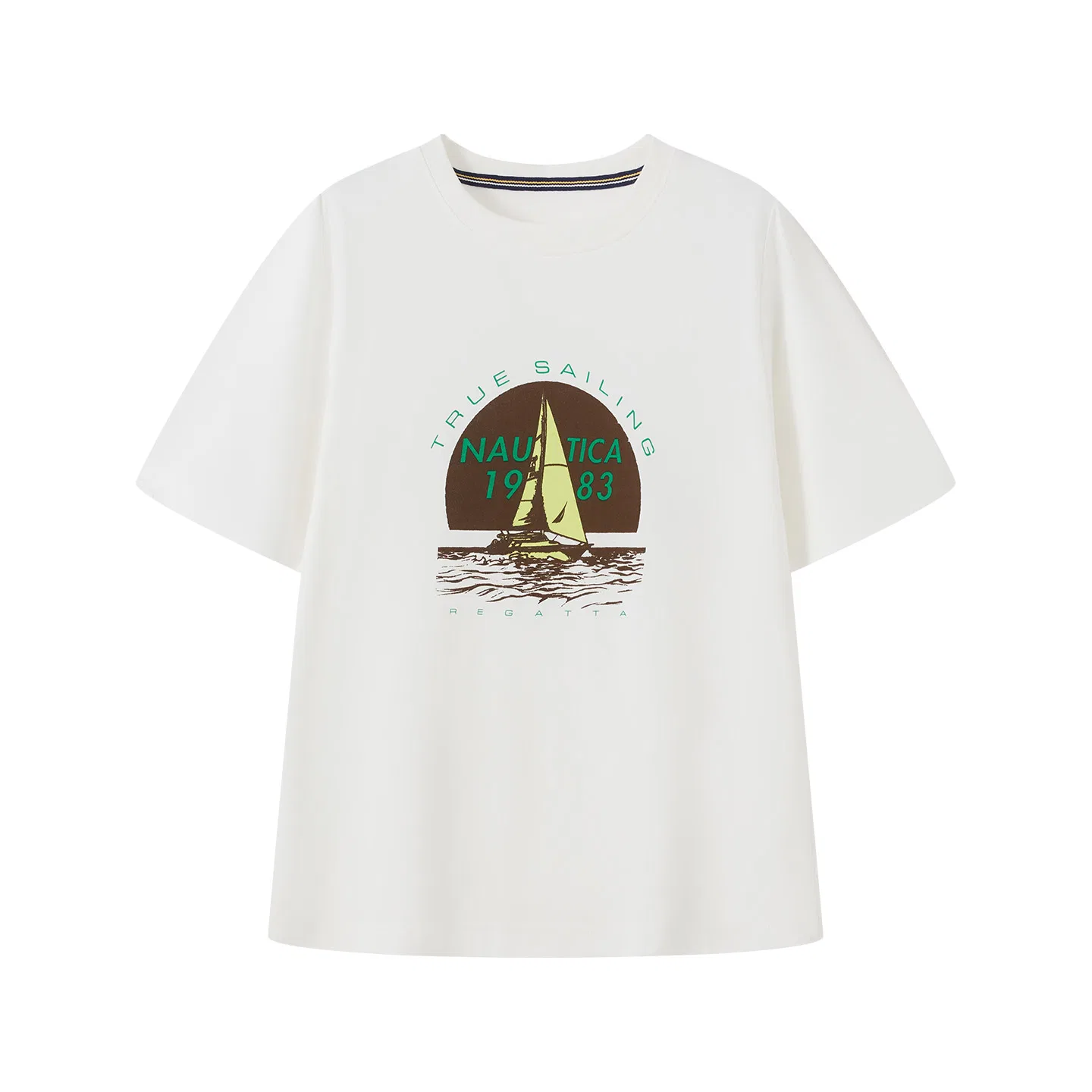Детская футболка с круглым вырезом NAUTICA, White