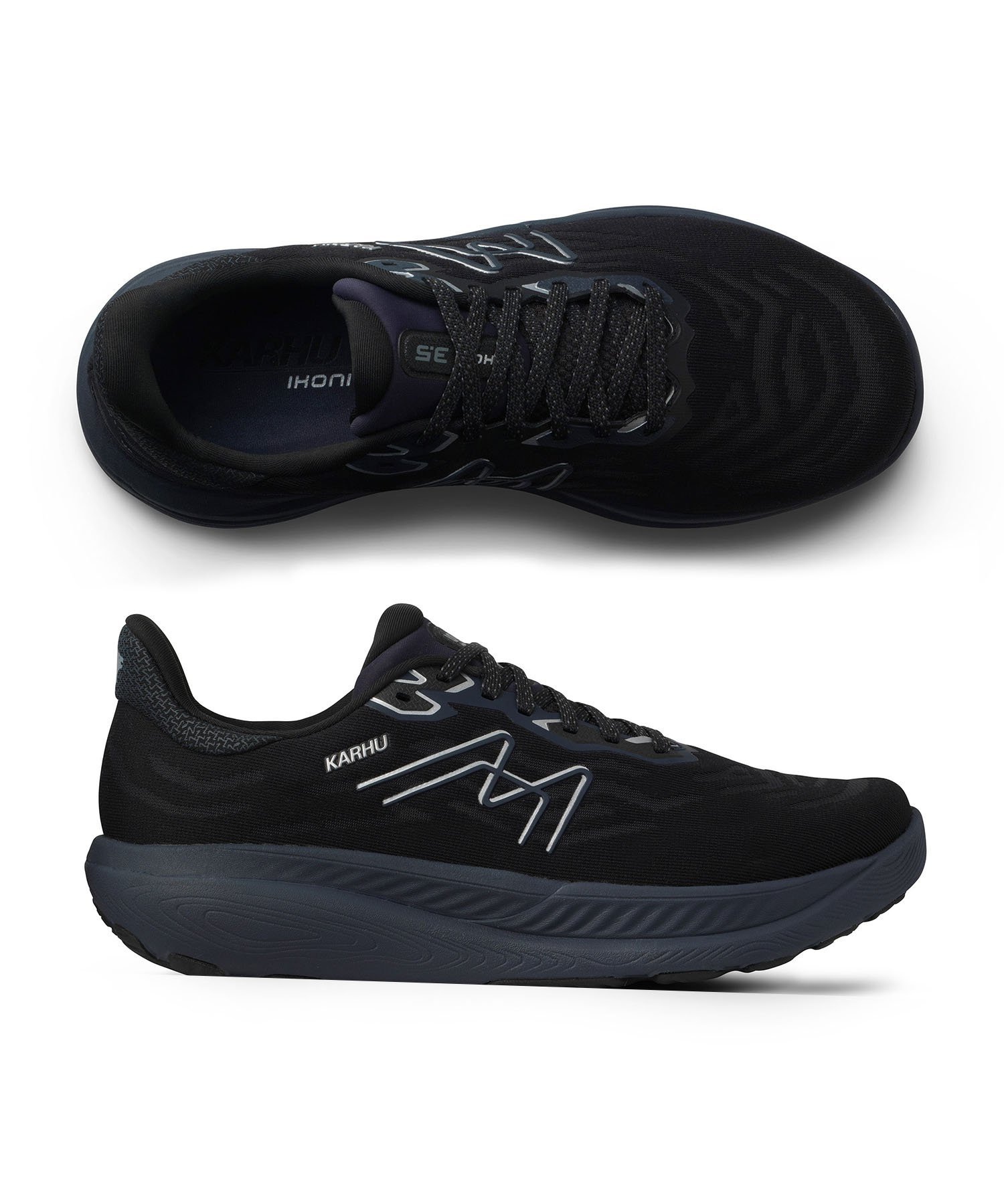 Мужские кроссовки KARHU Ikoni 3.5 Hivo, кроссовки для бега, Black/Night Sky
