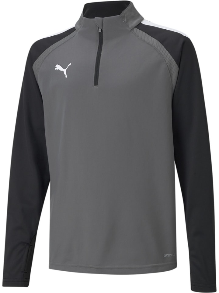 

Puma Пуловер «TeamLIGA 1/4 Zip Top Jr» серого цвета