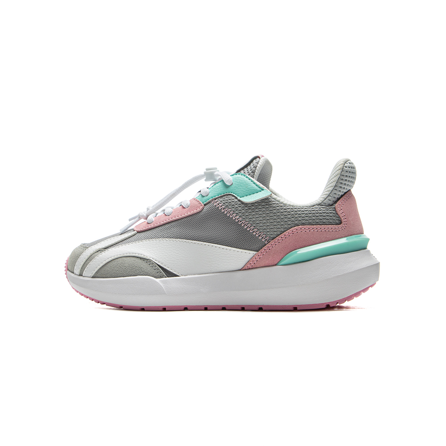 

Спортивная коллекция Life детские повседневные туфли Kids LINING YOUNG, серый/белый/розовый