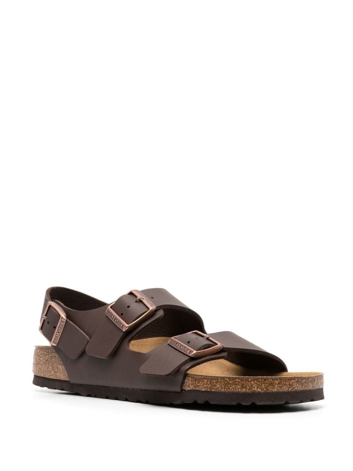 Сандалии Birkenstock Milano Birko-Flor узкие, коричневый — фото 2