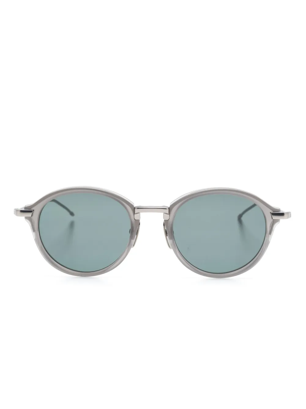 

Солнцезащитные очки с полосками RWB Thom Browne Eyewear, серебяный
