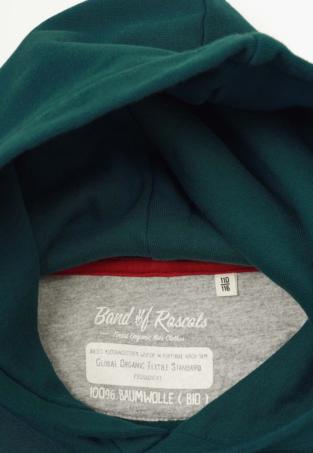 Пуловер Band of Rascals Kapuzen Nuts, цвет racing green — фото 3
