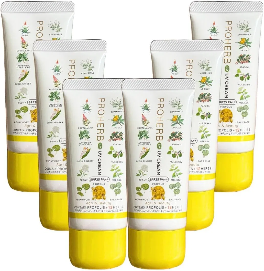 Крем для загара Pro Herb EM UV Cream, 30 г x 6, SPF25 PA++