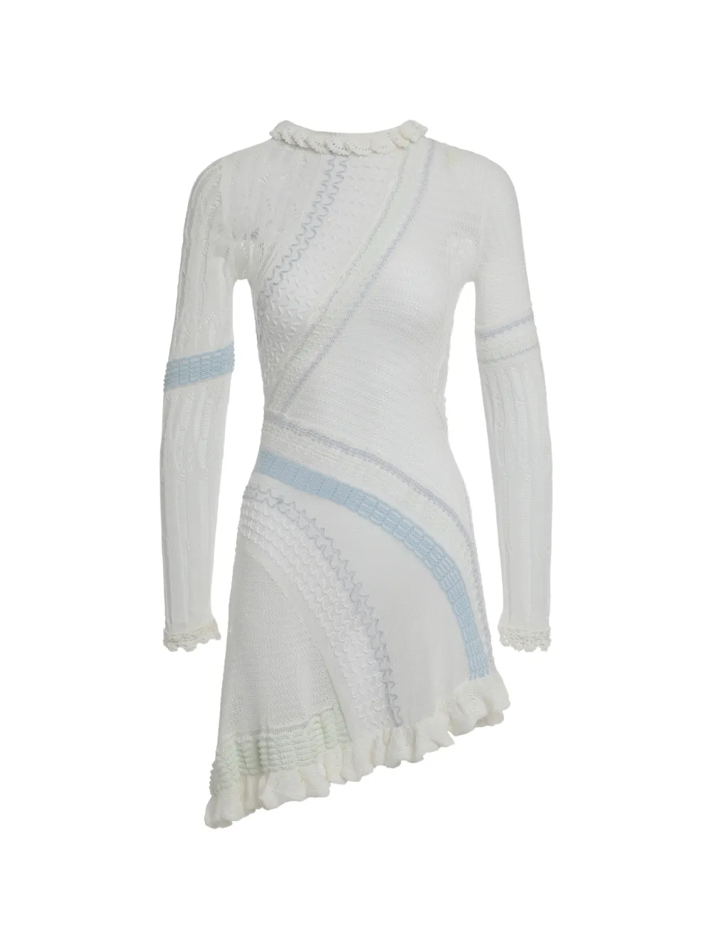 

Мини-платье с оборками Roberta Einer, белый