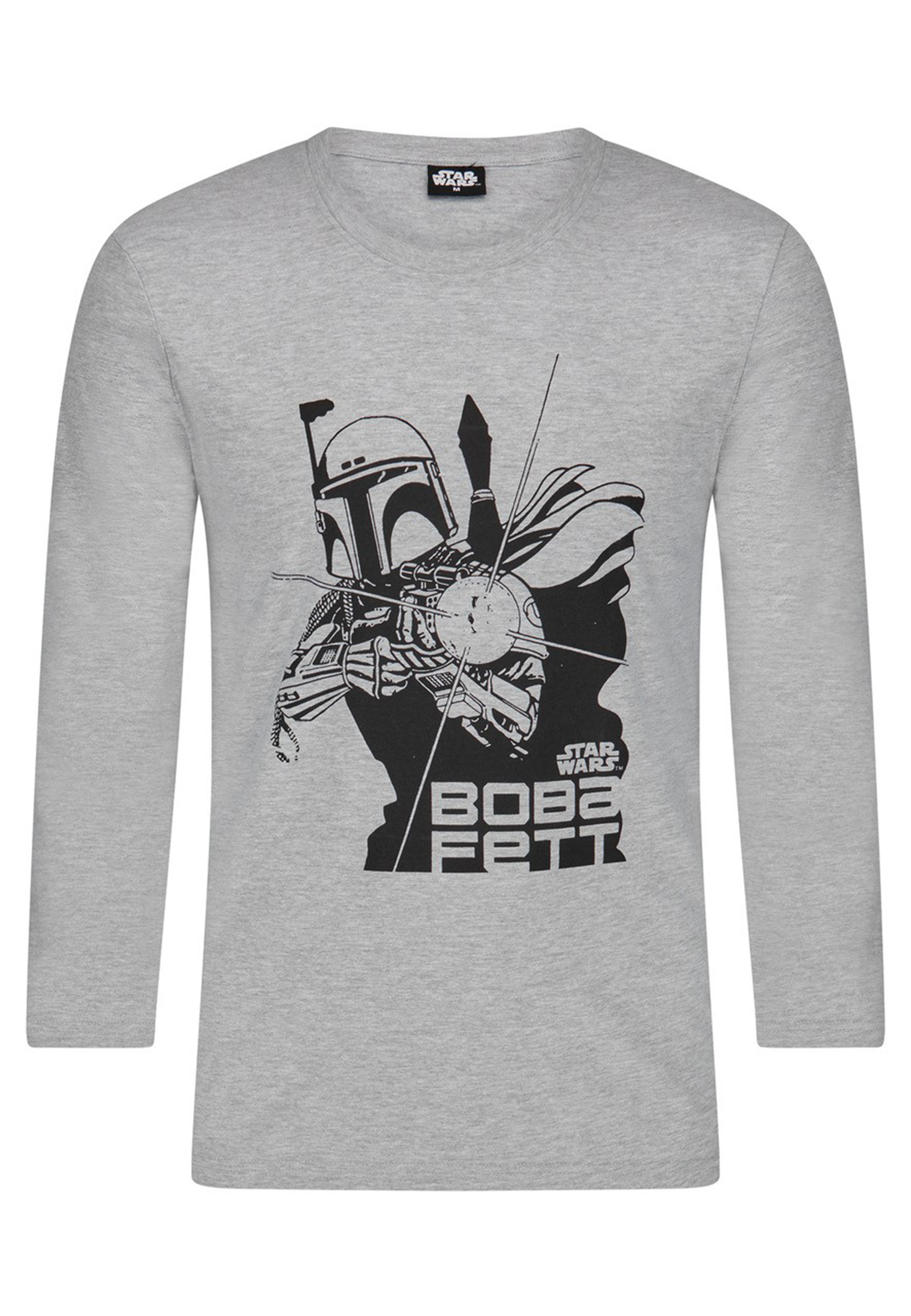 

Лонгслив Star Wars Langarmshirt Star Wars Boba Fett, серый