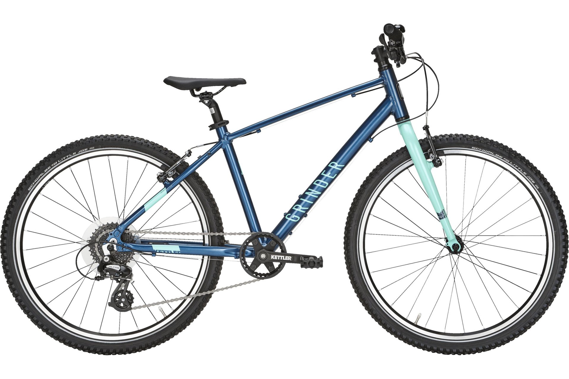 

Велосипед для подростков Kettler Grinder sl pure 24 - 24 дюймов - diamant, blau | dark petrol matt