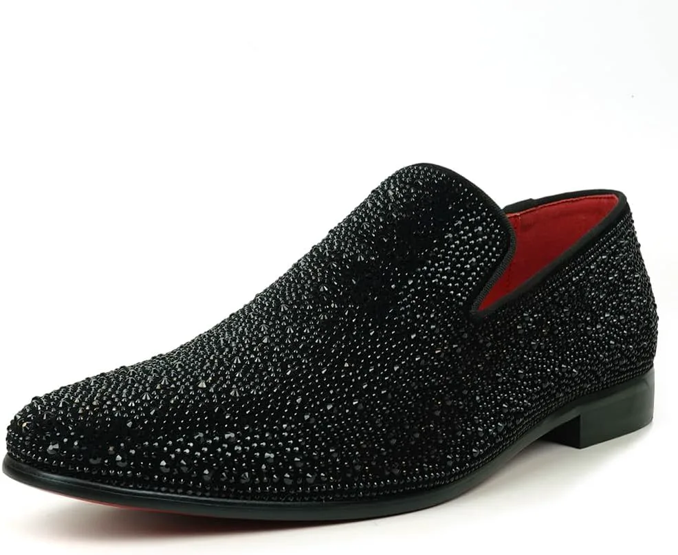 

Лоферы FI-7525 с кристаллами на замше Fiesso by Aurelio Garcia, черный