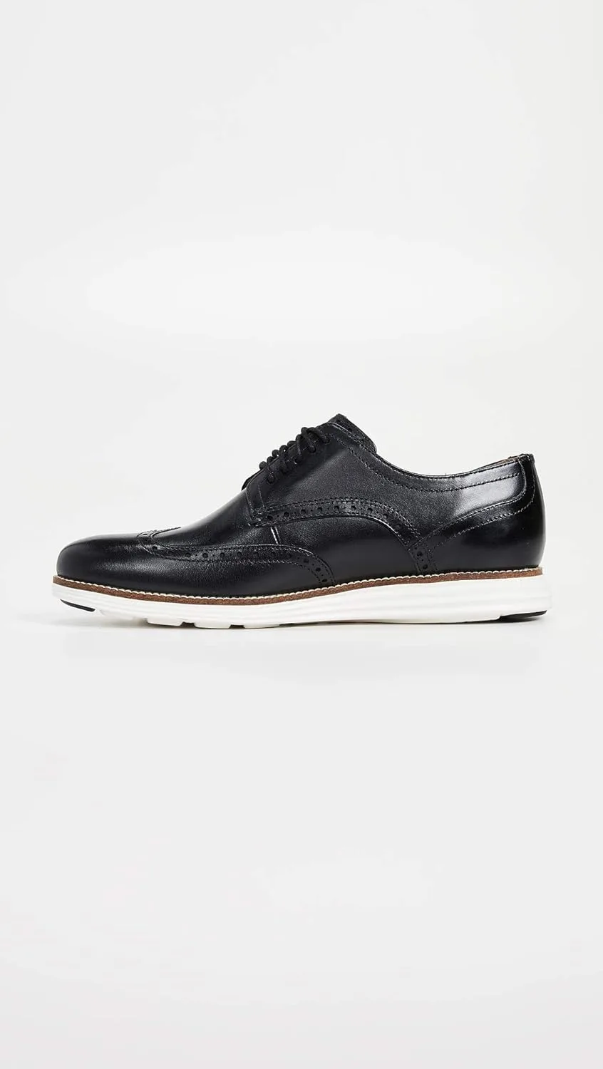 Мужские оксфорды Cole Haan Grand Tour Wingtip, белый/черный — фото 4