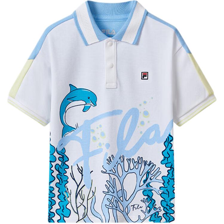 

Футболка с принтом по всей поверхности для детей FILA KIDS, мультиколор