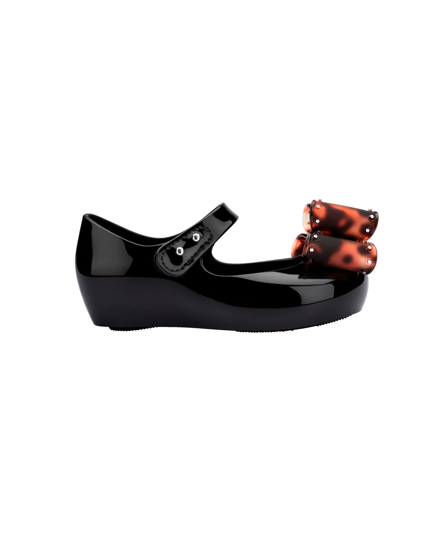 Детские балетки Melissa Ultragirl Classic Bow с бантом чёрные — фото 4