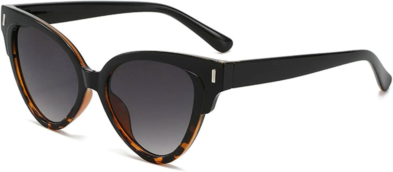 

Модные солнцезащитные очки COTIA «кошачий глаз» для женщин и мужчин, в стиле Y2K, треугольные, винтажные, для активного отдыха и путешествий, Black Leopard