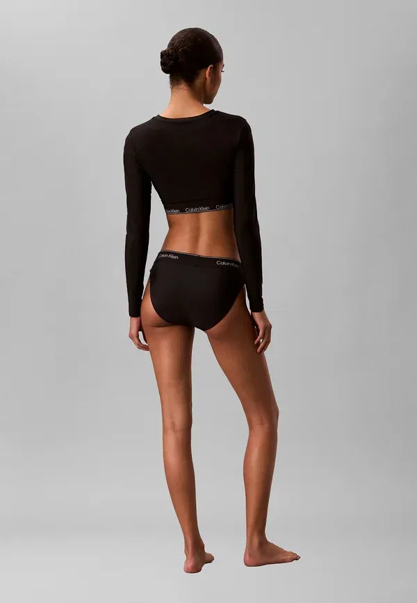 Трусы бикини Calvin Klein Swimwear ck icon bikini bottoms, черный — фото 2