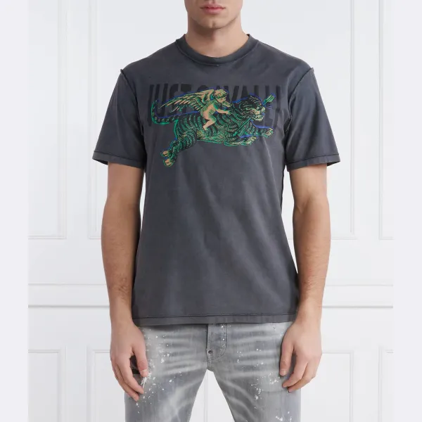 

Футболка стандартного кроя Just Cavalli, серый